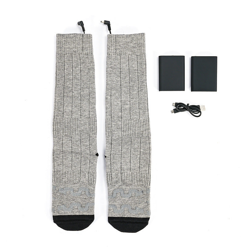 Ski Warm Invisible Charging Heating Socks
