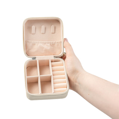Chic Jewelry Travel Case, Elegant Travel Organizer for Accessories, Perfect for Vacations and Gifts, Bridesmaid's Gift, Jewelry Storage Box