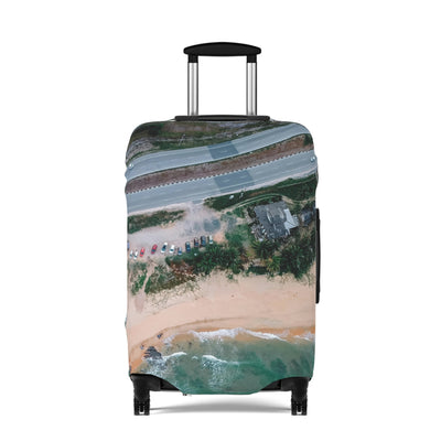 Beach Vibes Luggage Cover | Travel Accessory, Personalized Suitcase Protector, Vacation Gift, Summer Travel Decor, Coastal Design