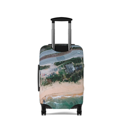 Beach Vibes Luggage Cover | Travel Accessory, Personalized Suitcase Protector, Vacation Gift, Summer Travel Decor, Coastal Design
