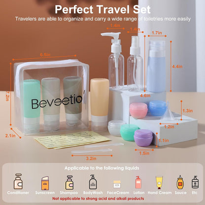 Travel Bottles 15 Pack TSA Approved