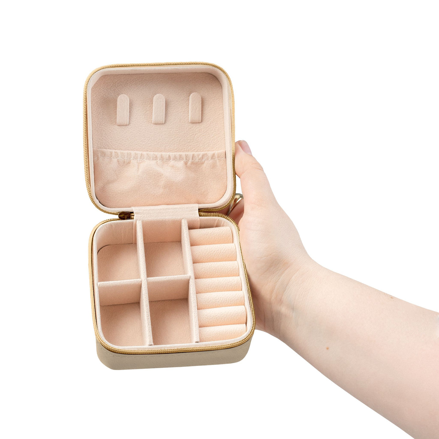 Chic Jewelry Travel Case, Elegant Travel Organizer for Accessories, Perfect for Vacations and Gifts, Bridesmaid's Gift, Jewelry Storage Box