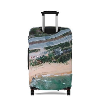 Beach Vibes Luggage Cover | Travel Accessory, Personalized Suitcase Protector, Vacation Gift, Summer Travel Decor, Coastal Design