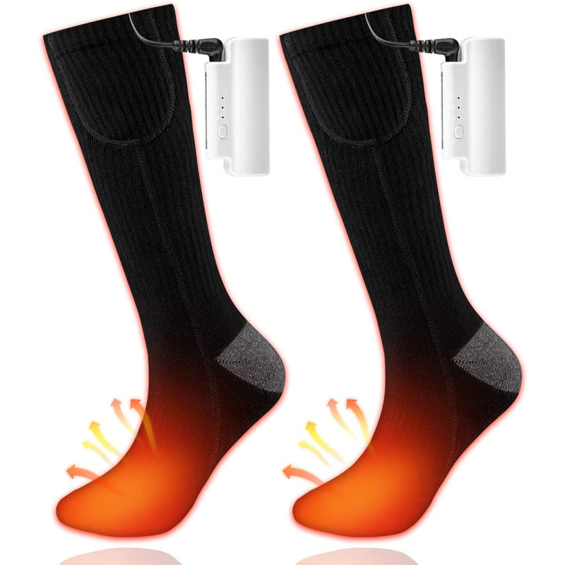 Ski Warm Invisible Charging Heating Socks