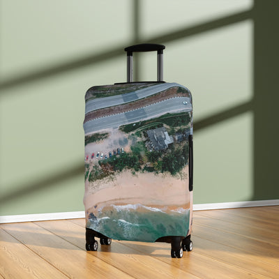 Beach Vibes Luggage Cover | Travel Accessory, Personalized Suitcase Protector, Vacation Gift, Summer Travel Decor, Coastal Design