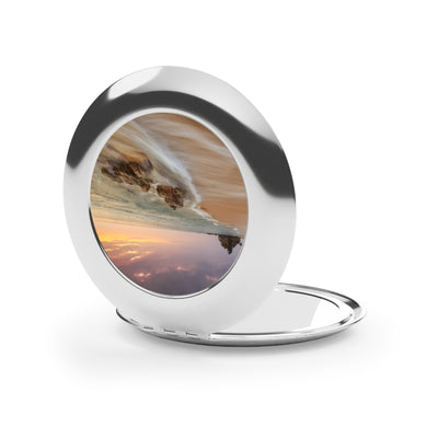 Beach Sunset Compact Travel Mirror