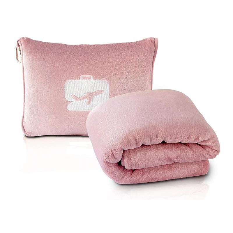 Multifunctional 2-in-1 Travel Plane Pillow And Blanket + Storage