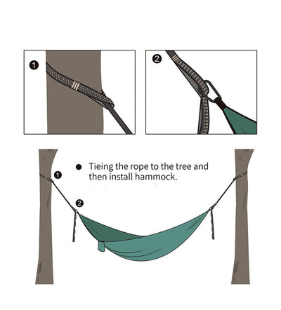 Reinforced Polyester Straps For Outdoor Hammocks