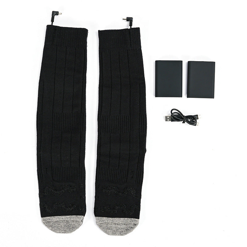 Ski Warm Invisible Charging Heating Socks